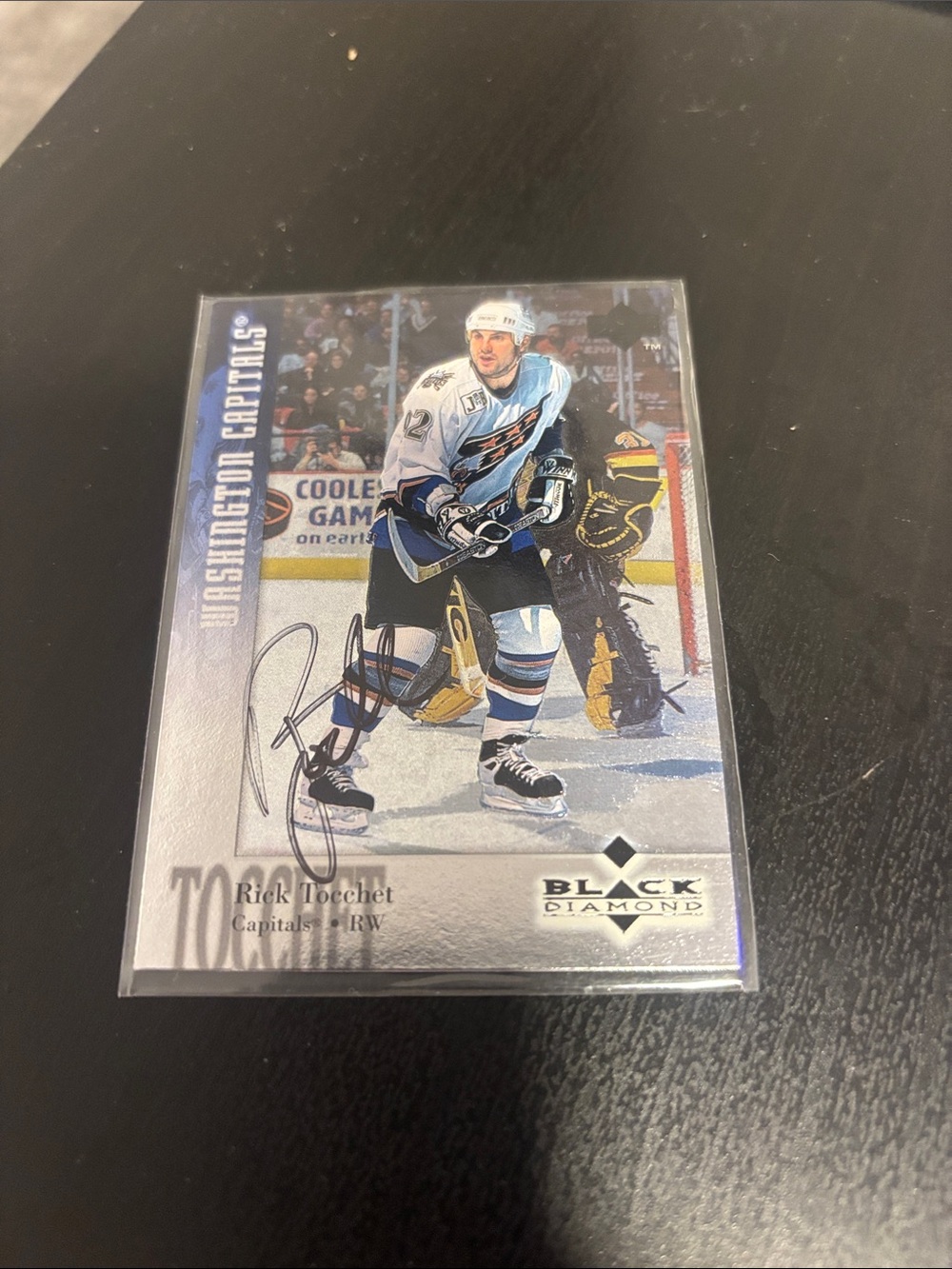 Rick tocchet autographed card